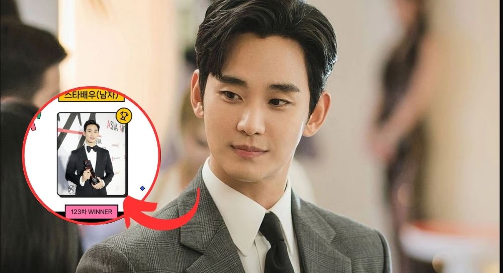Kim Soo Hyun stays unbeatable in Asia with 13 straight weeks at the top of fan votes