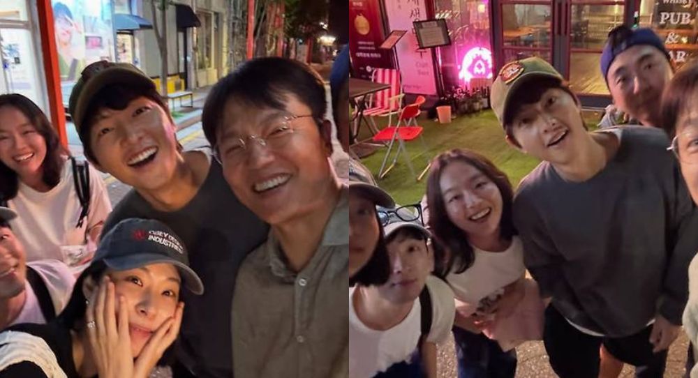 Song Joong Ki showed his loyalty to his former co-stars and warmed fans’ hearts with his bright smile