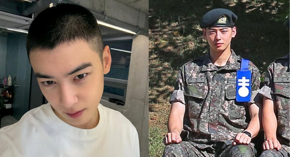 ASTRO’s Cha Eun Woo spotted at military training camp looking sharp and dignified with a commander armband