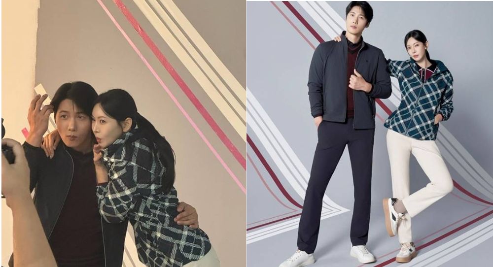 Image for Netizens swoon over Kim So Yeon and Lee Sang Woo’s back hug moment, saying they look younger every year