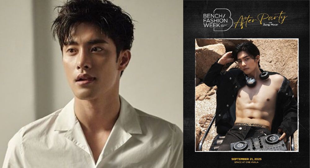 Sung Hoon transforms into a DJ at Philippines Bench fashion week after-party and shows a new side of himself
