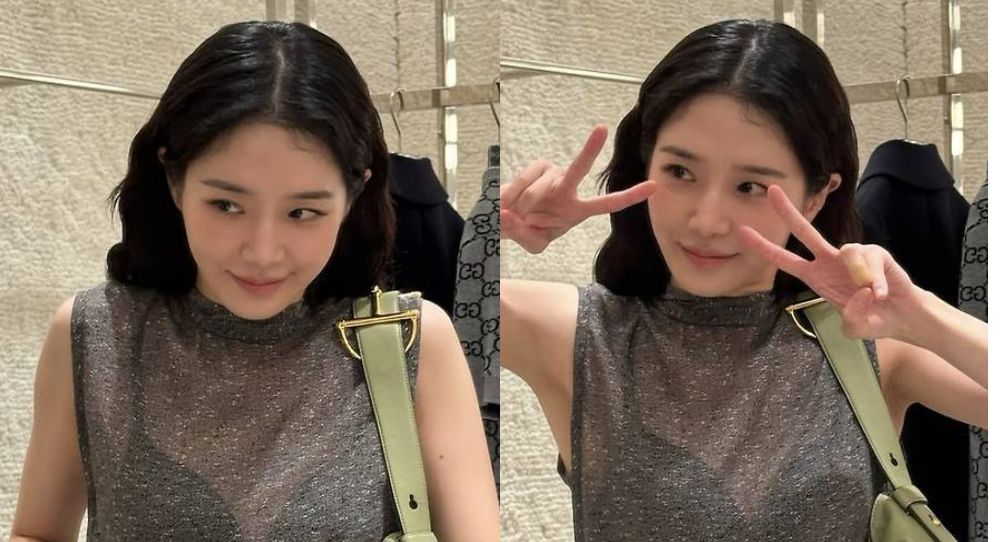 Park Gyu Young turns luxury event into her runway with stunning see-through fashion, fans say “her waistline is perfect”