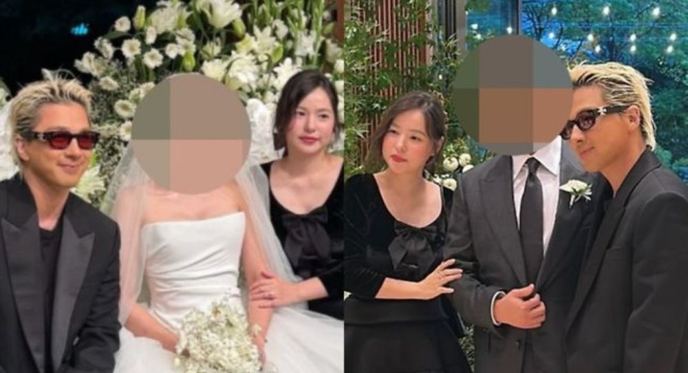 Min Hyo Rin turns heads with her first public appearance in years alongside husband Taeyang at a star-studded wedding