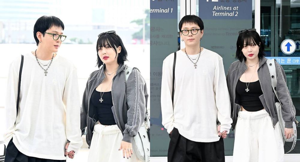 HyunA responds to Nth pregnancy rumor after airport sighting with Yong Jun Hyung — agency says it’s false
