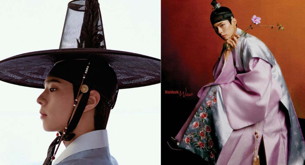 Park Bo Gum stuns in hanbok with a gat as his photos light up billboards in New York, Milan, Tokyo, and Paris for Chuseok