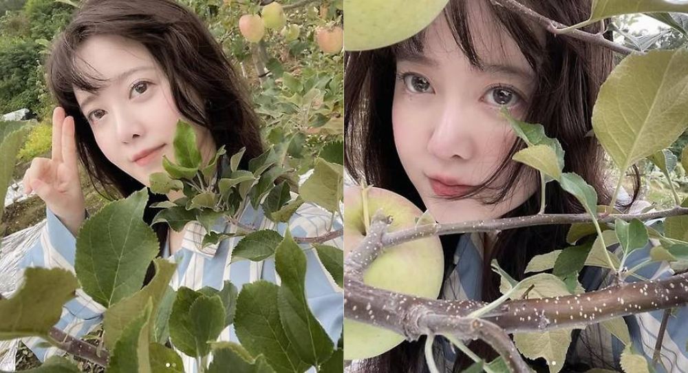 Goo Hye Sun captures attention with her pajama look at her parents’ orchard — fans gush over her natural beauty