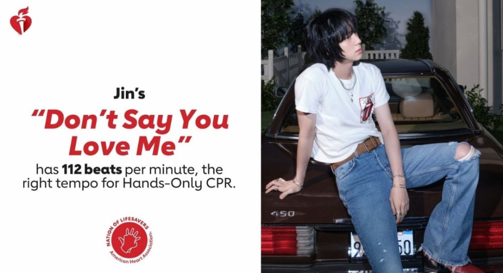 BTS Jin is helping save lives with his hit song ‘Don’t Say You Love Me’ and breaking global records at the same time