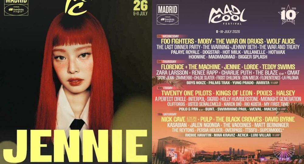 BLACKPINK’s Jennie joins global pop stars as headliner at Spain’s 2026 MAD COOL FESTIVAL