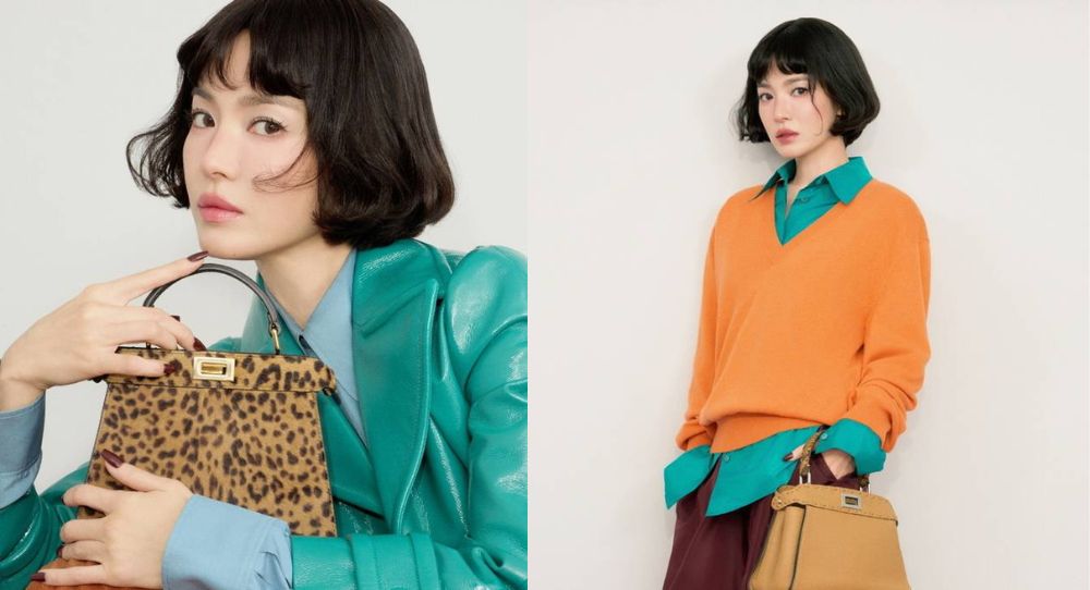 Song Hye Kyo shocks fans by pulling off bold bowl cut bangs in Fendi’s new campaign that shows her timeless charm