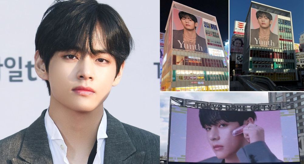 BTS V takes over Tokyo winter with massive ice rink ads as fans rush to see his stunning campaign photos