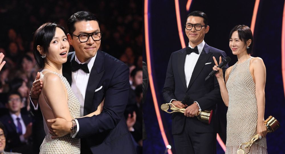 Hyun Bin and Son Ye Jin attend awards show together for the first time since marriage and show sweet moments side by side