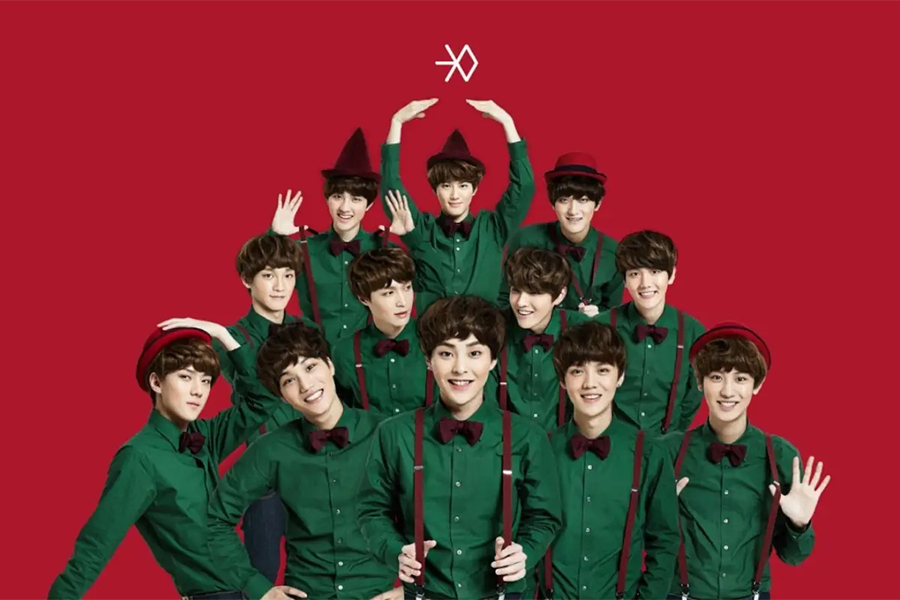 EXO’s ‘The First Snow’ climbs charts again as first real snow falls in Korea, reaching Melon Top 3