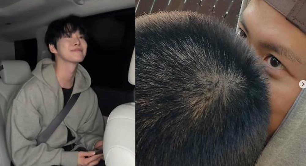 Gong Myung melts hearts after posting emotional photos of Doyoung’s buzz cut on military enlistment day
