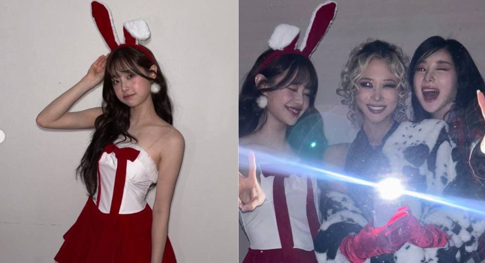 Chuu melts hearts by turning into a cute Santa bunny and sharing bright smiles with Dayoung and Lee Chae Yeon