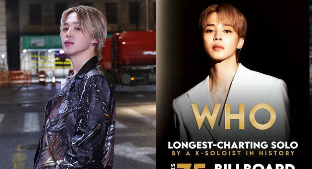 BTS's Jimin makes history again as “Who” re enters Billboard and becomes the longest running K pop solo song on the Global chart