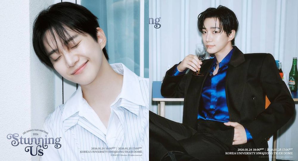Lee Jun Ho heats up excitement with fresh fan meeting photos ahead of “STUNNING US”
