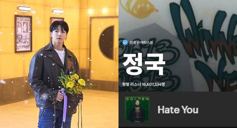 BTS’s Jungkook proves unstoppable global power as he reaches 13 songs with 200 million Spotify streams and “Hate You” hits a new milestone
